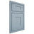Shiloh Cabinetry Beaded Inset Hartford White Oak Rift Cut Sky Door