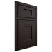 Shiloh Cabinetry Beaded Inset Heritage Alder Plain Cut Espresso Door