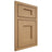 Shiloh Cabinetry Beaded Inset Heritage Alder Plain Cut Natural Door
