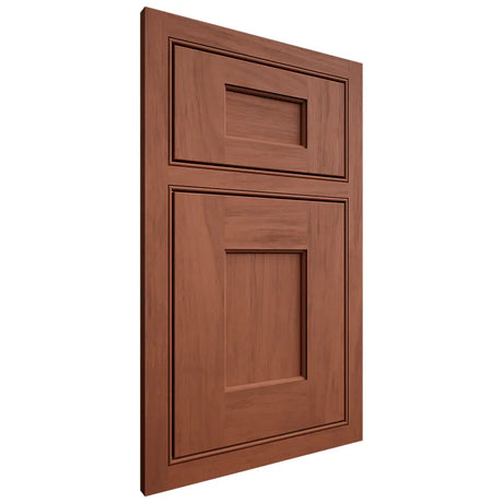 Shiloh Cabinetry Beaded Inset Heritage Alder Plain Cut Sierra Door