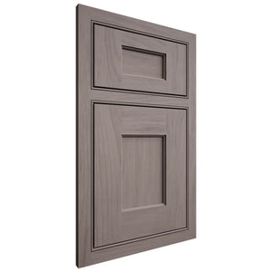 Shiloh Cabinetry Beaded Inset Heritage Alder Plain Cut Stonehenge Door