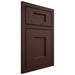 Shiloh Cabinetry Beaded Inset Heritage Alder Plain Cut Umber Door
