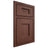Shiloh Cabinetry Beaded Inset Heritage Cherry Plain Cut Bourbon Door