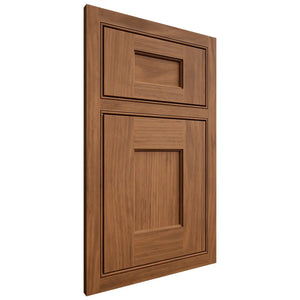 Shiloh Cabinetry Beaded Inset Heritage Cherry Plain Cut Coffee Door