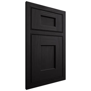 Shiloh Cabinetry Beaded Inset Heritage Cherry Plain Cut Espresso Door