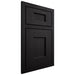 Shiloh Cabinetry Beaded Inset Heritage Cherry Plain Cut Espresso Door