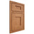 Shiloh Cabinetry Beaded Inset Heritage Cherry Plain Cut Medium Door