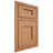 Shiloh Cabinetry Beaded Inset Heritage Cherry Plain Cut Natural Door