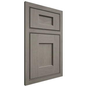 Shiloh Cabinetry Beaded Inset Heritage Cherry Plain Cut Thyme Door