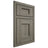 Shiloh Cabinetry Beaded Inset Heritage Hickory Plain Cut Thyme Door