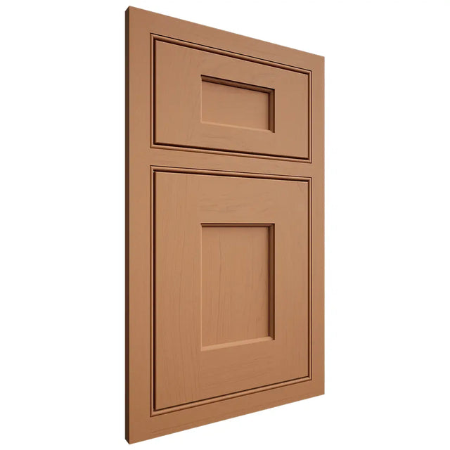 Shiloh Cabinetry Beaded Inset Heritage Maple Plain Cut Cashmere Door
