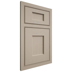 Shiloh Cabinetry Beaded Inset Heritage Maple Plain Cut Pebble Door