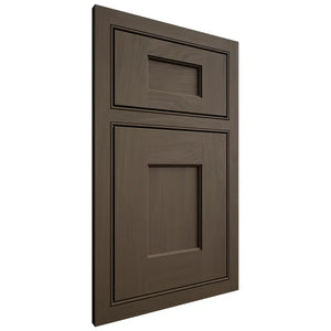 Shiloh Cabinetry Beaded Inset Heritage Maple Plain Cut Perfect Brown Door