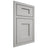 Shiloh Cabinetry Beaded Inset Heritage Paintable Unusual Gray Door