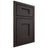 Shiloh Cabinetry Beaded Inset Heritage Poplar Plain Cut Carbon Door