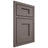 Shiloh Cabinetry Beaded Inset Heritage Poplar Plain Cut Heatherstone Door