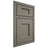 Shiloh Cabinetry Beaded Inset Heritage Poplar Plain Cut Thyme Door