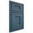 Shiloh Cabinetry Beaded Inset Heritage Red Oak Plain Cut Hudson Door