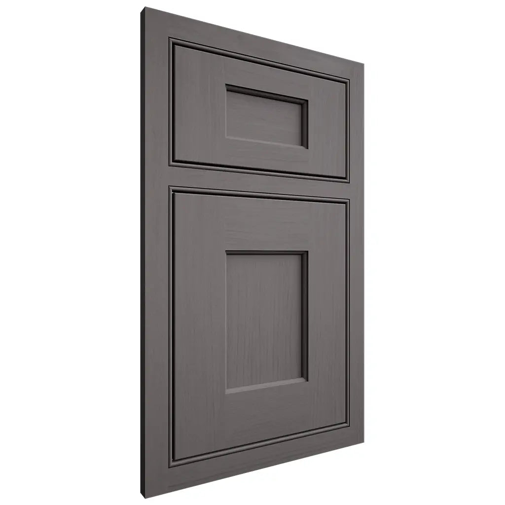 Shiloh Cabinetry Beaded Inset Heritage Walnut Plain Cut Cadet Door