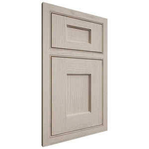 Shiloh Cabinetry Beaded Inset Heritage Walnut Plain Cut Seagull Door