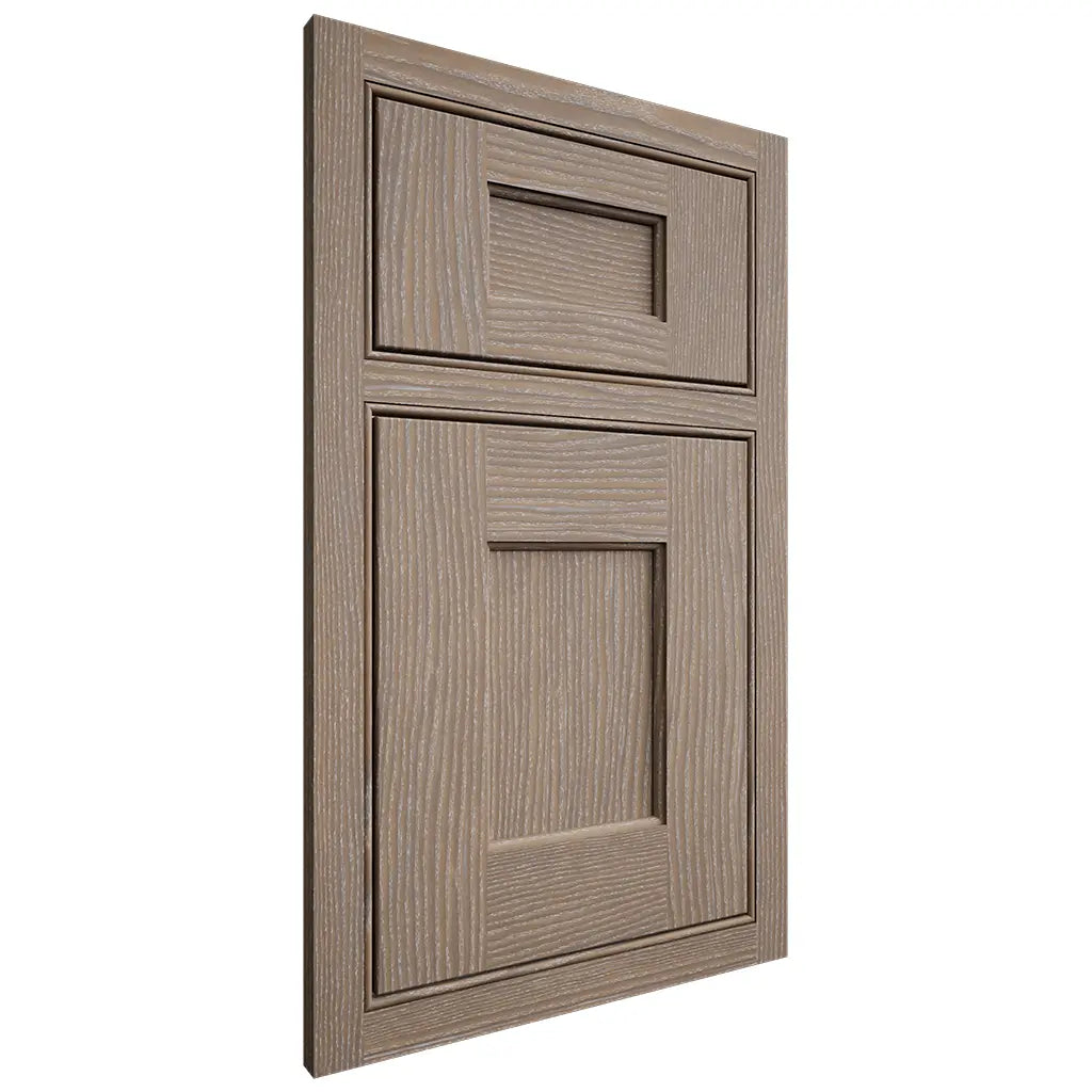 Shiloh Cabinetry Beaded Inset Heritage White Oak Plain Cut Almond Door