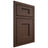 Shiloh Cabinetry Beaded Inset Heritage White Oak Plain Cut Braun Door