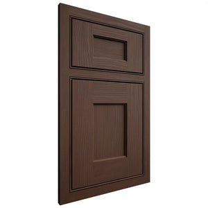 Shiloh Cabinetry Beaded Inset Heritage White Oak Plain Cut Braun Door