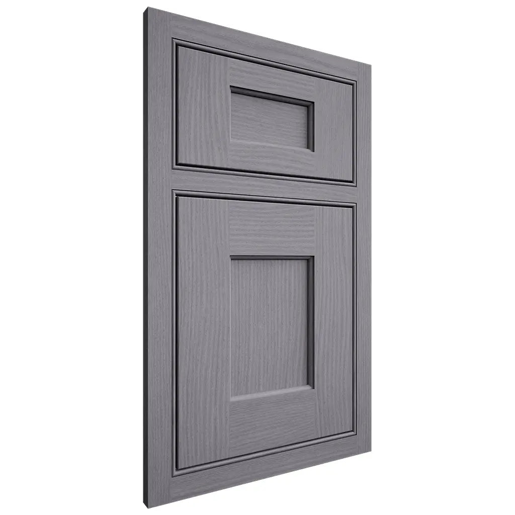 Shiloh Cabinetry Beaded Inset Heritage White Oak Plain Cut Cadet Door