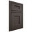 Shiloh Cabinetry Beaded Inset Heritage White Oak Plain Cut Creekside Door