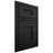 Shiloh Cabinetry Beaded Inset Heritage White Oak Plain Cut Espresso Door