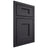 Shiloh Cabinetry Beaded Inset Heritage White Oak Plain Cut Harbor Door