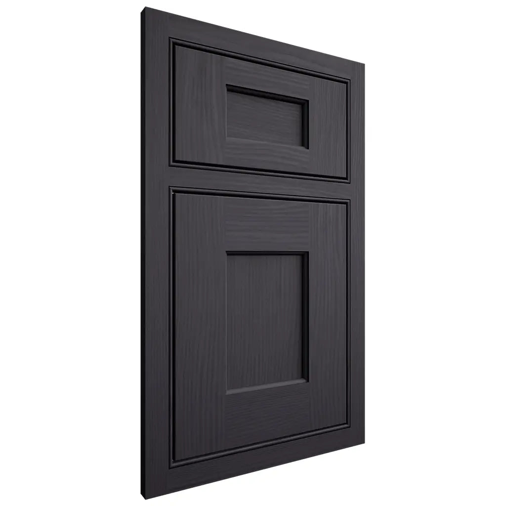 Shiloh Cabinetry Beaded Inset Heritage White Oak Plain Cut Harbor Door