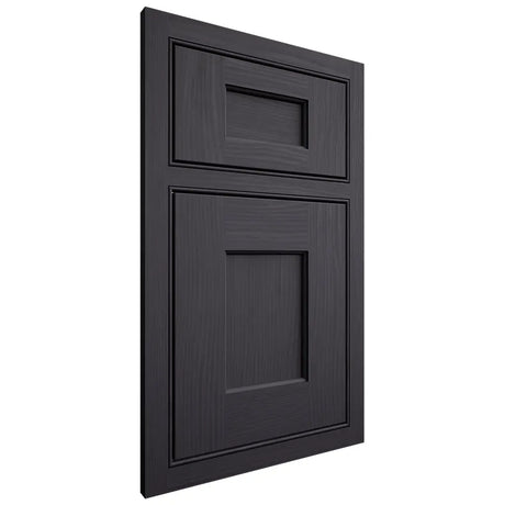 Shiloh Cabinetry Beaded Inset Heritage White Oak Plain Cut Harbor Door