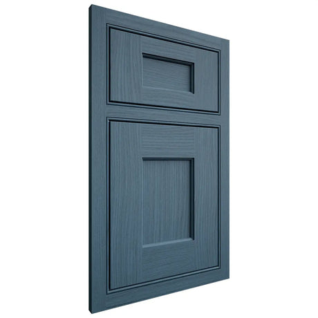 Shiloh Cabinetry Beaded Inset Heritage White Oak Plain Cut Hudson Door