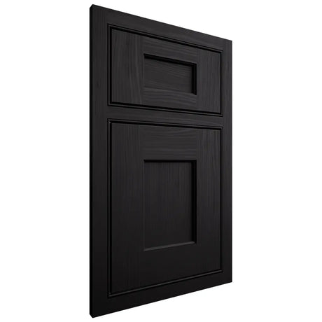 Shiloh Cabinetry Beaded Inset Heritage White Oak Plain Cut Ink Door
