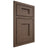 Shiloh Cabinetry Beaded Inset Heritage White Oak Plain Cut Mineral Door