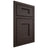 Shiloh Cabinetry Beaded Inset Heritage White Oak Plain Cut Morel Door