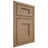 Shiloh Cabinetry Beaded Inset Heritage White Oak Plain Cut Natural Door