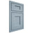 Shiloh Cabinetry Beaded Inset Heritage White Oak Plain Cut Sky Door
