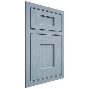 Shiloh Cabinetry Beaded Inset Heritage White Oak Plain Cut Sky Door