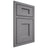 Shiloh Cabinetry Beaded Inset Heritage White Oak Plain Cut Sterling Door