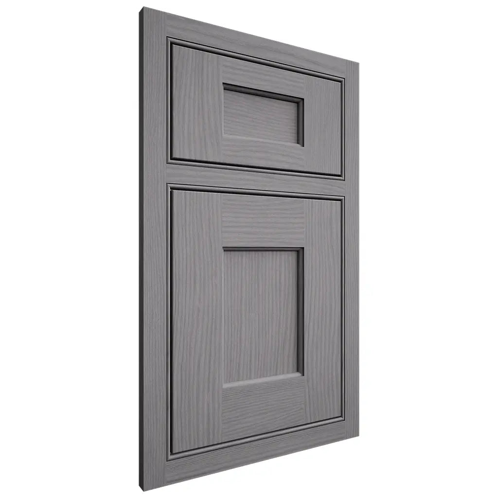 Shiloh Cabinetry Beaded Inset Heritage White Oak Plain Cut Sterling Door