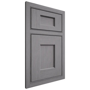 Shiloh Cabinetry Beaded Inset Heritage White Oak Plain Cut Sterling Door