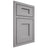 Shiloh Cabinetry Beaded Inset Heritage White Oak Plain Cut Stratus Door