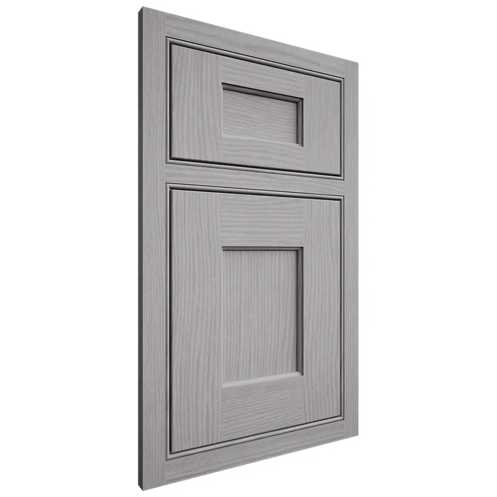 Shiloh Cabinetry Beaded Inset Heritage White Oak Plain Cut Stratus Door