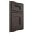 Shiloh Cabinetry Beaded Inset Heritage White Oak Quarter Sawn Creekside Door