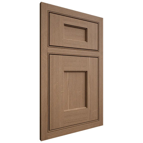 Shiloh Cabinetry Beaded Inset Heritage White Oak Quarter Sawn Medium Door