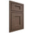 Shiloh Cabinetry Beaded Inset Heritage White Oak Quarter Sawn Mineral Door