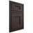 Shiloh Cabinetry Beaded Inset Heritage White Oak Quarter Sawn Morel Door