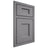 Shiloh Cabinetry Beaded Inset Heritage White Oak Quarter Sawn Sterling Door
